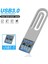 Gümüş USB 3.0 32GB USB 3.0 Kalem Sürücü 128GB USB Flash Sürücü 4gb 8gb 16GB 32GB 64GB Pendrive USB Anahtarlık ile Su Geçirmez Çubuk Flash Sürücü (Yurt Dışından) 2