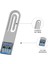Gümüş USB 3.0 32GB USB 3.0 Kalem Sürücü 128GB USB Flash Sürücü 4gb 8gb 16GB 32GB 64GB Pendrive USB Anahtarlık ile Su Geçirmez Çubuk Flash Sürücü (Yurt Dışından) 3