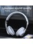 T Mavi Kablosuz Bluetooth Kulaklık Katlanabilir Stereo Bas Kulaklık Müzik Oyunu Kask Hediye Mic ile Dizüstü Bilgisayar Için USB Bluetooth Adaptörü Telefon (Yurt Dışından) 5