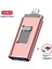 Pembe Göndermek Tip C 8 GB USB Flash Sürücü 128G Usb3.0 Pendrive iPhone Xs Için Max x 8 7 6 iPad 8/16/32/64/128 256 GB Memory Stick USB Anahtar Mfi Kalem Sürücü (Yurt Dışından) 1