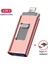 Pembe Tpye C 4 GB iphone Yıldırım Ios Otg Flash Sürücü Hafıza Çubuğu C Tipi Pendrive Tip-C USB Flash Sürücü 16 GB 32 GB 64 GB Kalem Sürücü Usb3.0 (Yurt Dışından) 1