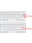 Ab-Anahtar-C Gökkuşağı Degrade Sihirli Klavye Kapağı Silikon Cilt Koruyucu Film Apple Magic Keyboard 2 2015 A1644 Abd/ab Klavye Sürümü (Yurt Dışından) 2