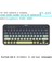 KT-225 Klavye Çıkartmalar Logitech K480 K380 Kablosuz Bluetooth Klavye Düğmesi Çıkartmalar Karikatür Anime Kişilik Yaratıcılık Sevimli (Yurt Dışından) 1
