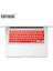 Kırmızı Mac Kitap Hava 11 Inç Rus Renkli Klavye Filmi Ab Silikon Klavye Koruyucu Kapak AIR11.6 A1465 A1370 Ru (Yurt Dışından) 1