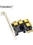 Siyah 1to5 Hub Tıshrıc Altın Pcıe Pcı-E Yükseltici Kart 1 Ila 4 USB 3.0 Çoğaltıcı Hub X16 Pcı Express 1x 16X Adaptörü Bitcoin Eth Madencilik Madenci (Yurt Dışından) 3