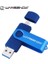 Lacivert 16GB Wansenda USB 3.0 USB Flash Sürücü Otg Kalem Sürücü 8gb 16GB 32GB 64GB 256GB Pendrive USB 3.0 128GB Mikro Memory Stick Flash Sürücü (Yurt Dışından) 1