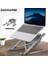 Fanlı Şerit Soğutma Fanlı Katlanabilir Dizüstü Bilgisayar Sehpası MacBook Air Pro Için Taşınabilir Isı Dağılımı Soğutucu Masaüstü Standı Dizüstü Bilgisayar Dell Tutucu (Yurt Dışından) 2