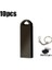 BLACK-C32 512M 10PCS Ücretsiz Özel Logo USB Flash Sürücü 4gb 8gb 2.0 Yüksek Hızlı Kalem Sürücü 16GB 32GB 64GB 128GB Pendrive Metal USB Stickler Anahtarlı (Yurt Dışından) 1