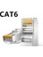 Cat6 20 Adet Jillway Cat6 RJ45 Konnektör 8P8C Modüler Kristal Kafa Ağ Kablosu Fişi Altın Kaplama Kategori 6 Ağ 1000 M Konnektör 40 Adet (Yurt Dışından) 1