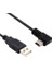 Aşağı 0.3m USB 2.0 Erkek - Mini USB Yukarı Aşağı Sol Sağ Açılı 90 Derece Kablo 0.25M 0.5m 1.8m 3m 5m Kamera Mp4 Tablet Için (Yurt Dışından) 2
