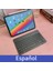 Tablet Telefon Için Ispanyolca Siyah Ispanyolca Bluetooth Uyumlu Klavye Rusça Portekizce Android Ios iPad Için Mini Kablosuz Tablet Klavye (Yurt Dışından) 1