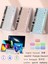 Pembe Şeffaf Kablosuz Bluetooth Klavye Ultra-Ince Taşınabilir iPad Akıllı Telefon Tablet Dizüstü Ios Android Windows Için Arkadan Aydınlatmalı (Yurt Dışından) 2