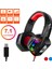 Mavi 5.1 7.1 Stereo Kablolu LED Oyun Kulaklığı Ps4 Oyuncu Kulaklık Için Mic ile Gürültü Önleyici Pc Bilgisayar Aşırı Kulak Pc Dizüstü Tablet Kask (Yurt Dışından) 2