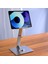 P2026 Gümüş Alüminyum H06 Tablet Standı Masa Yükseltici 360 ° Döndürme Çok Açılı Yüksekliği Ayarlanabilir Katlanabilir Tutucu Dock Xiaomi iPad Tablet Lap Için (Yurt Dışından) 4