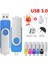 Mor 128GB Type-C USB 3.0 Flash Sürücüler 128GB Otg 3'ü 1 Arada Kalem Sürücü 64GB 256GB Pendrive 512GB Cle USB Bellek Anahtar USB Stick Telefon Için USB 3.0 (Yurt Dışından) 2