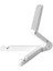 Beyaz Ajıuyu Evrensel Katlanabilir Tablet Telefon Tutucu Ayarlanabilir Braket Masaüstü Standı Tripod Desteği iPhone 13 Pro Max iPad Pro Air (Yurt Dışından) 1