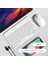 Beyaz Oloey Yeni 10 Inç Kablosuz Klavye Fare Seti iPad Tablet Mini Bilgisayar Telefonu Dizüstü Bilgisayar Için Bluetooth Uyumlu Klavye (Yurt Dışından) 4