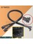 Siyah 2X8PLB 50CM 12VHPWR Modüler 2 * Cpu 8-Pin'den 16 Pin'e 3* Cpu 8-Pin Erkek Pcı-E 5.0 12VHPWR Rtx 4090 Corsair Psu 16AWG 600W Adaptör Kablosu (Yurt Dışından) 2