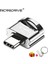 Gümüş 128 GB Yeni USB 3.0 Pendrive Tip C Mikro-Sd Tf Adaptörü Otg H2TESTW 16 GB 32 GB 64 GB 128 GB Mini Kart Okuyucu Akıllı Hafıza Kartı Okuyucu (Yurt Dışından) 1