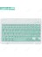 Açık Yeşil 1 Bluetooth Uyumlu Klavye Samsung iPad Xiaomi Huawei Lenovo Tablet Ios Android Windows Kablosuz Teclado ve Fare Için (Yurt Dışından) 1