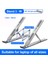 Gümüş 3 Dizüstü Bilgisayar Tutucu MacBook Air Pro 13 Retina Dizüstü Bilgisayar Standı Braketi Katlanabilir Alüminyum Alaşım Dizüstü Bilgisayar Tutucu Pc Dizüstü Bilgisayar Için (Yurt Dışından) 1