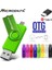 Mor 64 GB Çok Renkli Yüksek Hızlı Tip-C 3'ü 1 Arada Otg USB Flash Sürücü 64 GB 128 GB Kalem Sürücüsü 32 GB Akıllı Telefon Için Pendrive Mikro USB Sopa (Yurt Dışından) 3