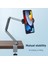 P60 Gümüş 360 Derece Ayarlanabilir Uzun Kol Tablet Standı 4-13 Inç Cep Tablet Telefon Sabitleme Kıskacı Yatak Masası Tembel Tutucu iPad Için Destek (Yurt Dışından) 2