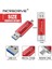 Mor 16GB Yüksek Hızlı USB 3.0 Flash Sürücüler 128GB 64GB 32GB 16GB USB Memory Stick Otg Harici Depolama Çift Uygulama Mikro Ücretsiz Adaptör (Yurt Dışından) 5