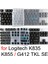 Pembe K835 Klavye Kapak Logitech K835 K855 Tkl G412 Tkl Se Logi Mekanik Koruyucu Koruyucu Kılıf Şeffaf Silikon (Yurt Dışından) 2