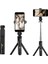 XT10-BLACK Kablosuz Bluetooth Selfie Çubuğu Katlanabilir Mini Tripod, Ios Android Için Dolgu Işığı Deklanşör Uzaktan Kumandalı (Yurt Dışından) 5