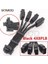 Siyah 4X8PLB Yenı Gpu RTX4090 RTX4080 Serisi 16AWG 4X8PIN 3X8PIN Pcı-E - 16PIN (12+4) Pcı-E 5.0 12VHPWR Konektörü 90 Derece Dirsek (Yurt Dışından) 1