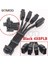 Siyah 4X8PLB Yenı Gpu RTX4090 RTX4080 Serisi 16AWG 4X8PIN 3X8PIN Pcı-E - 16PIN (12+4) Pcı-E 5.0 12VHPWR Konektörü 90 Derece Dirsek (Yurt Dışından) 4