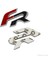 Seat Leon Fr 3D Metal Arma Amblem Logo Arka Siyah - Kırmızı 1