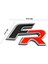 Seat Leon Fr 3D Metal Arma Amblem Logo Arka Siyah - Kırmızı 2