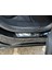 Opel Zafira C Tourer Krom Kapı Eşik Koruması 4 Parça 2010-2015 Siyah 5