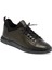 Yeşil Hakiki Deri Erkek Sneaker - E23S1AY56401-H48 1