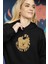 Siyah Yeni Yıl Yılbaşı Merry Christmas Özel Tasarım Yeniyıl Temalı Hediyelik Kapşonlu Sweatshirt 2