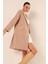 9082 Oversize Kaşe Kaban - M. Camel 1