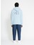 Kapüşon Yaka Mavi Erkek Sweatshirt UMA23023FE 2