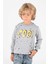 Kids Erkek Cool Baskılı Sweatshirt Uzun Kollu Sweatshirt Pamuklu AK222402 1