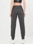 Kadın Koyu Gri Essential Sweatpants Günlük Stil Eşofman Altı 3