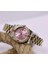 Pembe Renk Ekran ve Taş Detaylı Kadın Kol Saati ŞAH-151 3