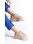 Della Bağcıklı Ortopedik Taban Taşlı Kadın Sneaker Ayakkabı Tt Ten 2