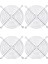 Ξ Ny Ue Zhang 120 x 120MM Bilgisayar Kasası Fanı Için 4 x Metal Tel Parmak Koruma Izgarası (Yurt Dışından) 2