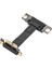Ξ Ny Ue Zhang 2x Pcıe X1 Yükseltici Kablo Çift 90 Derece Sağ Açı Pcıe 3.0 X1 - X1 Uzatma Kablosu 8 Gbps Pcı Express 1x Yükseltici Kart 5 cm (Yurt Dışından) 1