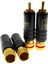 Ξ Ny Ue Zhang 16X WBT-0144 Altın Kaplama Rca Fişi Rca Plug-In Tipi Av Ses ve Video Fişi Video Fiş Konnektörü (Yurt Dışından) 3
