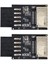 Ξ Ny Ue Zhang 2x Anakart Usb2.0 9pin To Type-C A-Key Ön Konnektör Dönüştürücü Usb3.2 Type-E Arayüzü Başlık Genişletici Kart (Yurt Dışından) 2