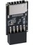 Ξ Ny Ue Zhang 2x USB 2.0 Ön Panel Başlığı USB 9pin - USB 2.0 Tip-E Dahili Adaptör Anakart Fiş Adaptörü (Yurt Dışından) 1