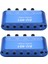 Ξ Ny Ue Zhang 2x Stereo Mikser (4 Giriş, 1 Çıkış) Ayrı Ayrı Kontrol Paneli Dıy Kulaklık Amplifikatör Kutusu DC12V (Yurt Dışından) 2