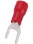 Ξ Ny Ue Zhang 500 Adet 4mm Çatal Awg 22-16 Ön Izoleli Terminal Kablo Pabucu (Yurt Dışından) 5
